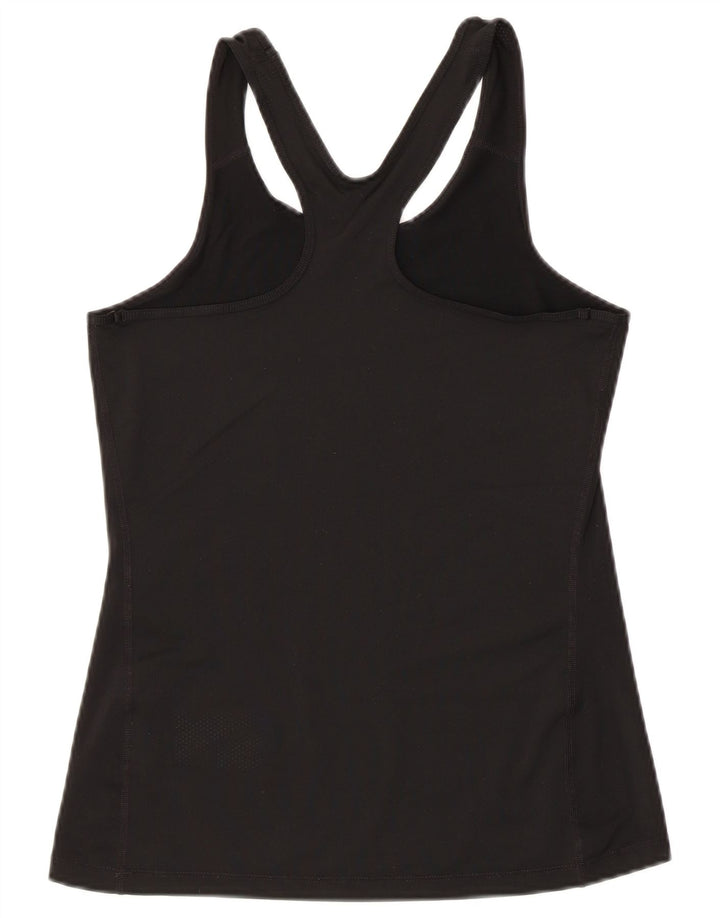 Colete gráfico feminino Nike UK 10 pequeno poliéster preto