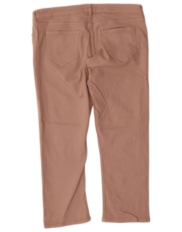 Calça jeans feminina FAT FACE UK 16 grande W34 L23 algodão rosa