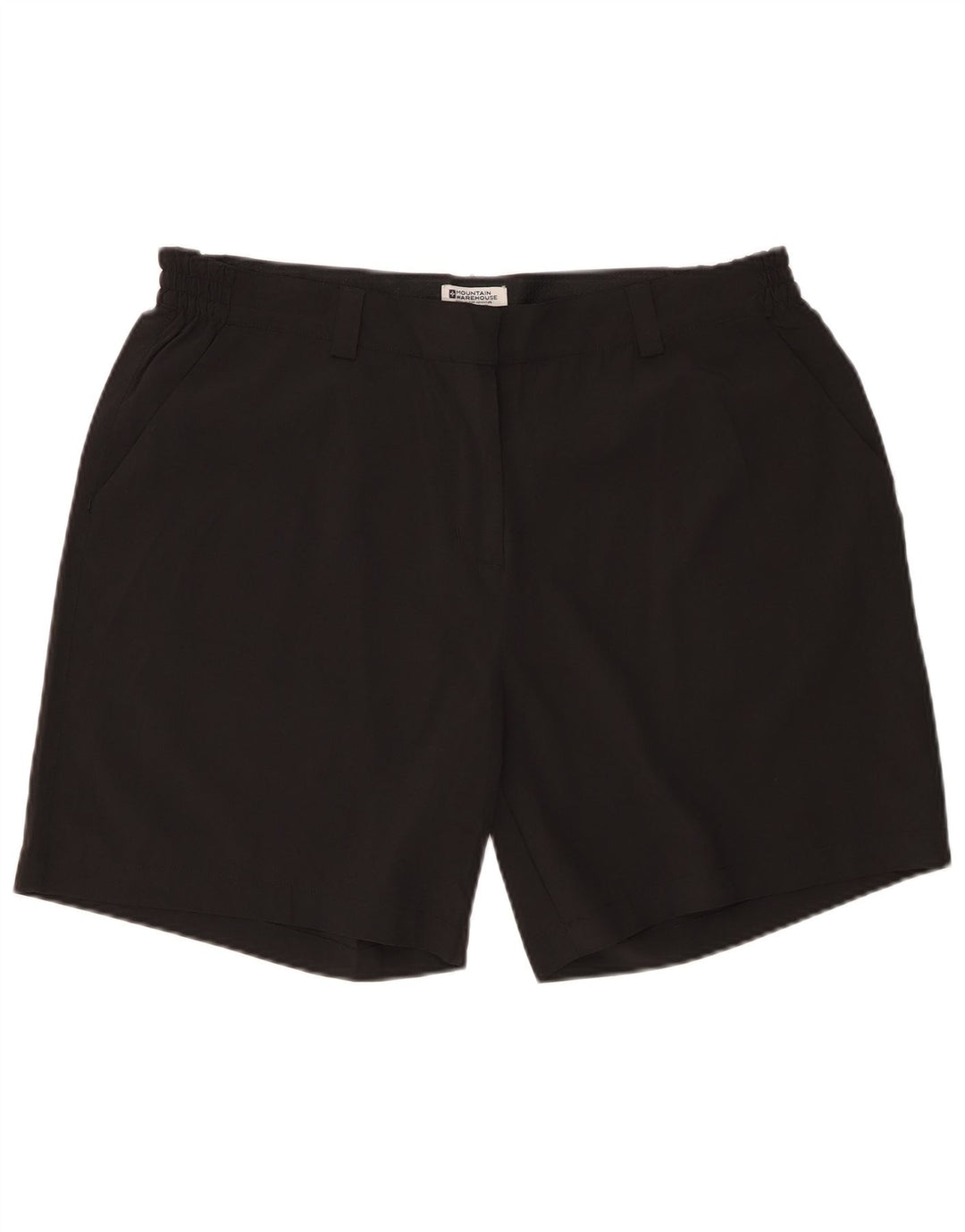MOUNTAIN WAREHOUSE Shorts chino feminino Reino Unido 16 grande W34 preto