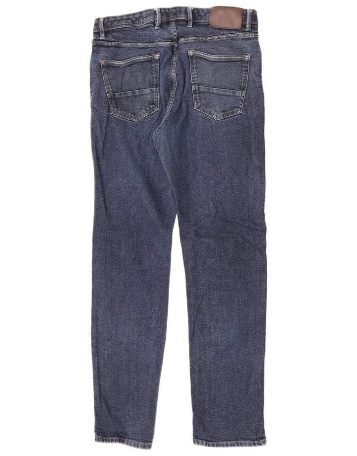 Jeans Slim Masculino Massimo Dutti W31 L29 Azul Algodão