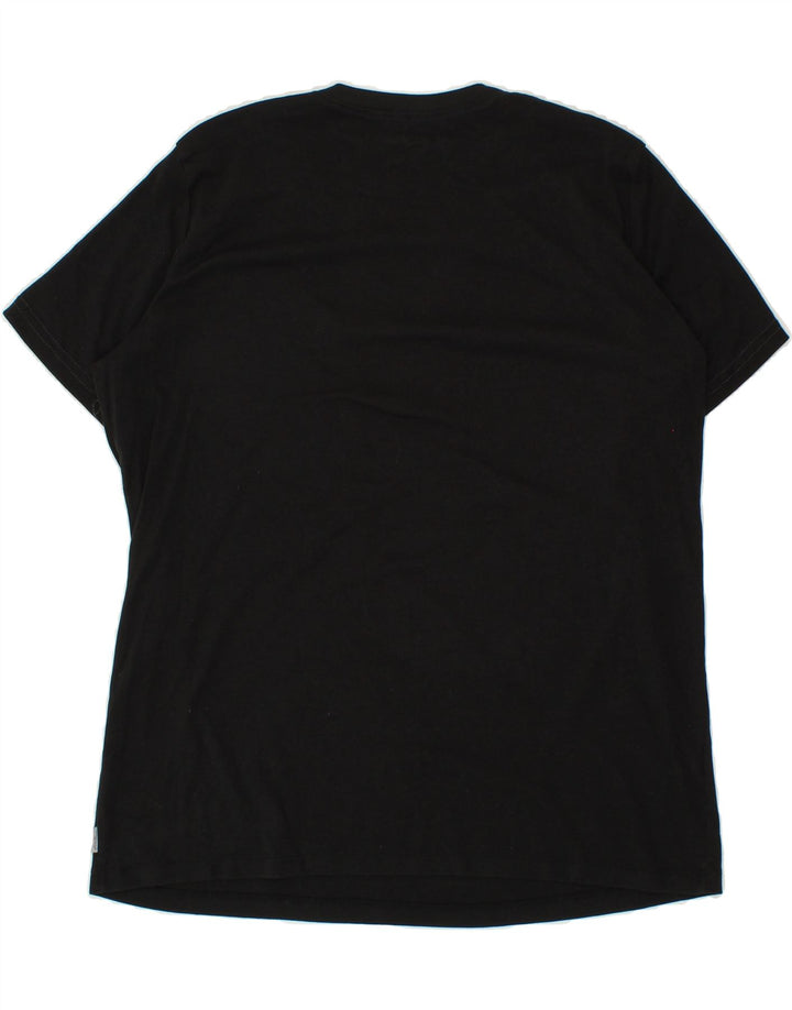 EDDIE BAUER Womens T-Shirt Top UK 20 2XL Black Cotton Vintage Eddie Bauer and Second-Hand Eddie Bauer from Messina Hembry 