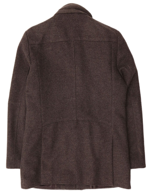 Sobretudo masculino Reiss UK 38 lã cinza médio
