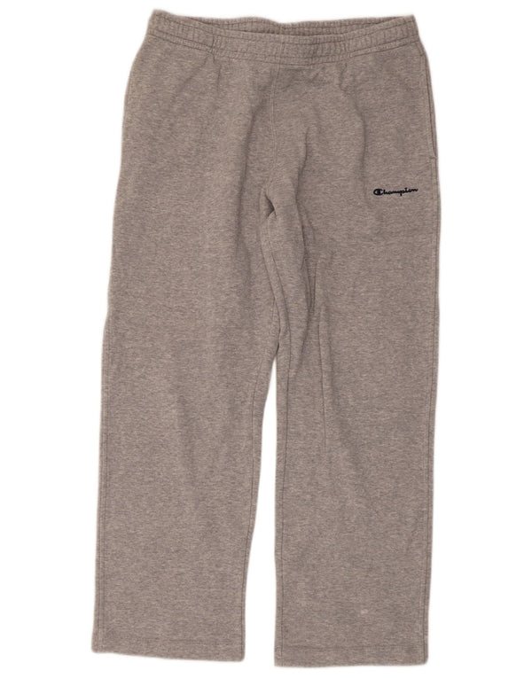 Calça de treino masculina Champion grande algodão cinza