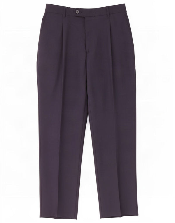 Calça masculina Massimo Dutti Crop Pegged Suit EU 40 Médio W31 L26 Azul Marinho