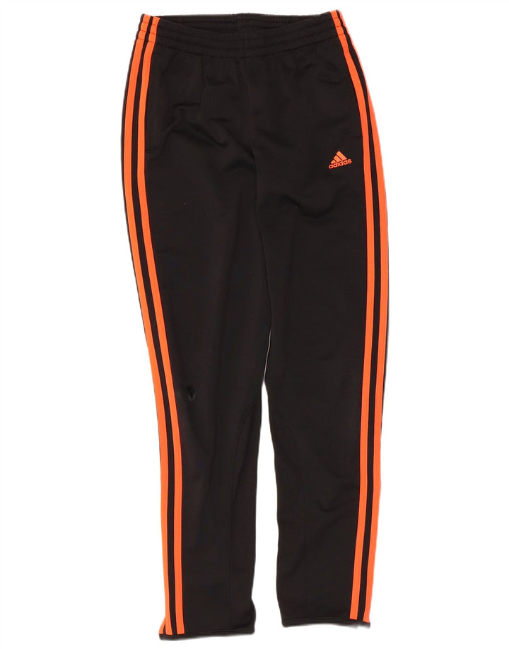 Calças de treino Adidas meninos 11-12 anos poliéster preto