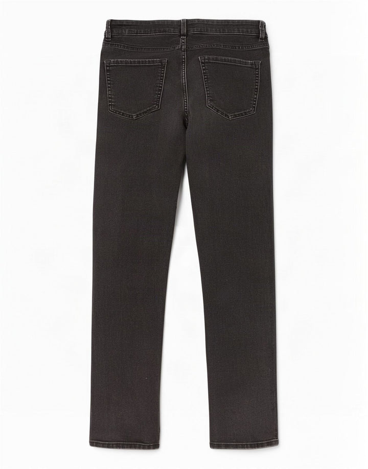 Jeans Marks & Spencer feminino slim UK 12 médio W30 L28 algodão preto