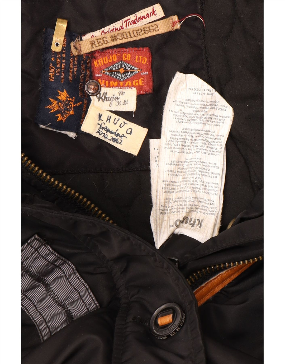 Casaco feminino acolchoado com capuz KHUJO UK 14 poliéster preto médio