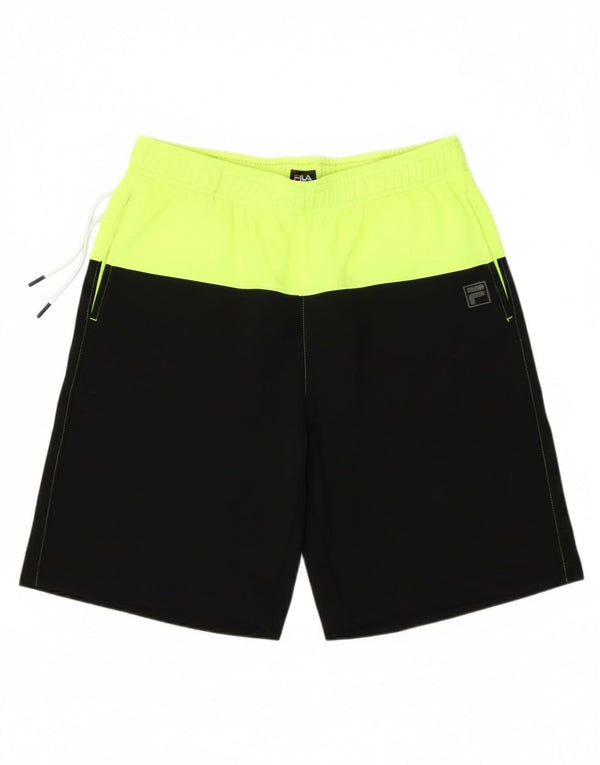 Fila Menino Sport Shorts 15-16 Anos Preto Colourblock Poliéster