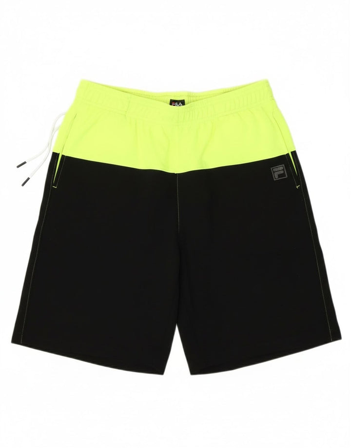 Fila Menino Sport Shorts 15-16 Anos Preto Colourblock Poliéster
