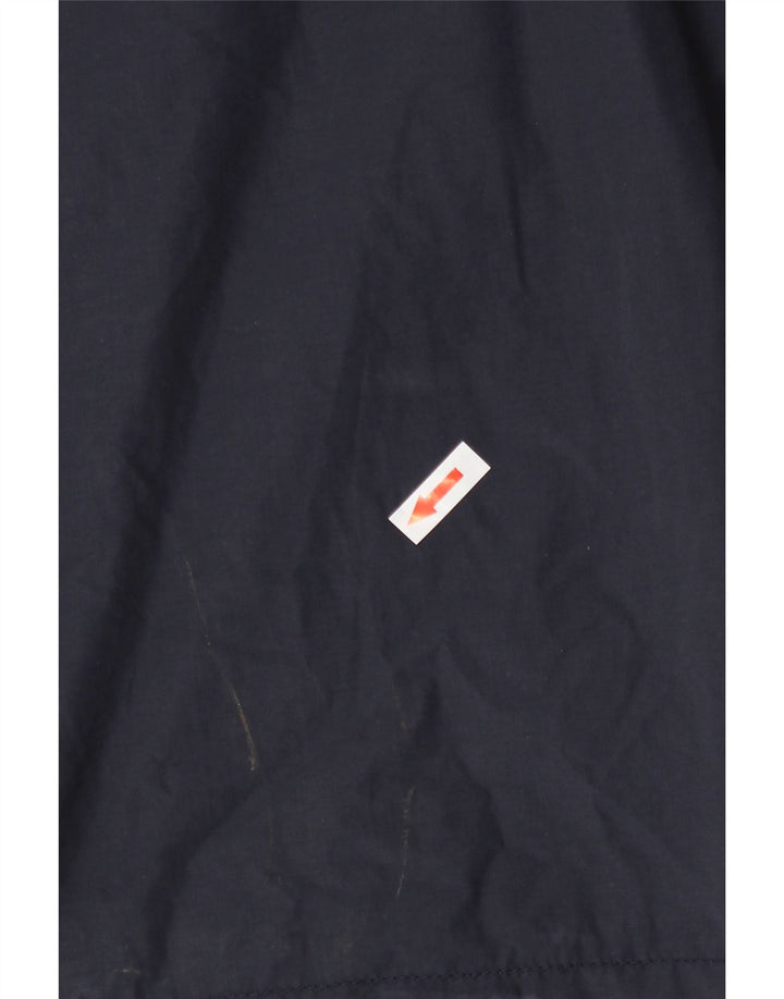 Capa de chuva feminina Sherpa com capuz Joules Reino Unido 12 algodão azul marinho médio