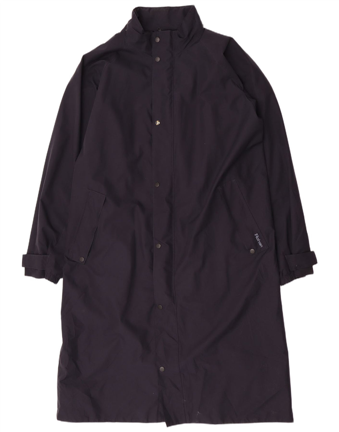 Capa de chuva masculina Rohan UK 40 grande poliéster azul marinho