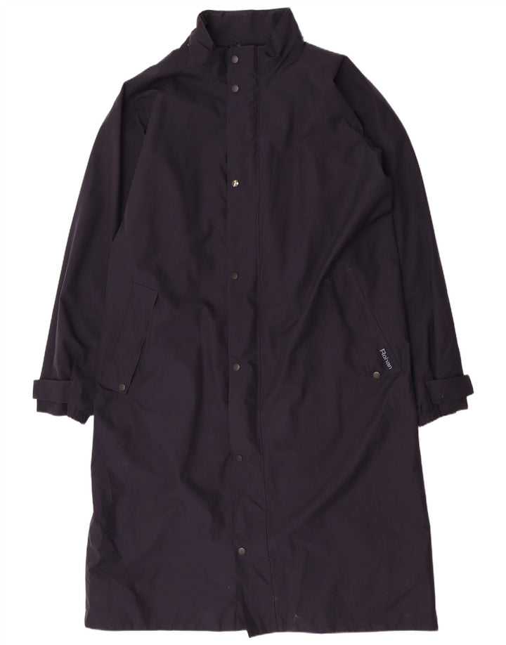 Capa de chuva masculina Rohan UK 40 grande poliéster azul marinho
