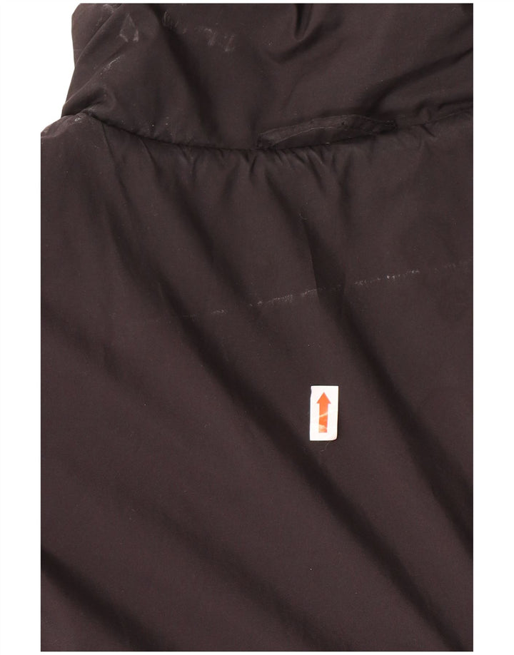 Casaco acolchoado reversível feminino The North Face UK 12 médio preto nylon