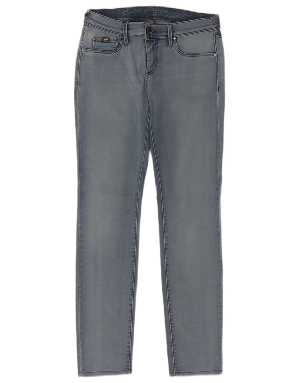 Gas Womens Jegging Jeans Skinny W25 L32 Azul Algodão