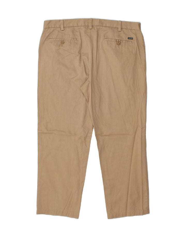 IZOD Mens Slim Fit Chino Trousers W36 L29 Beige Cotton Vintage Izod and Second-Hand Izod from Messina Hembry 