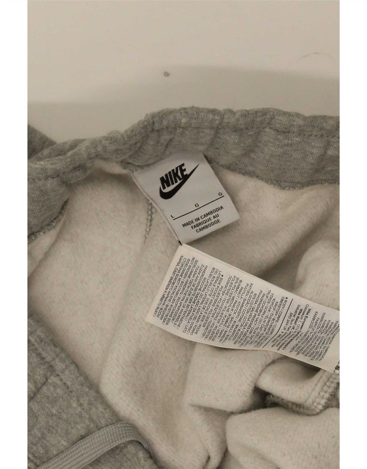 Calça esportiva Nike masculina gráfica cargo grande cinza manchada
