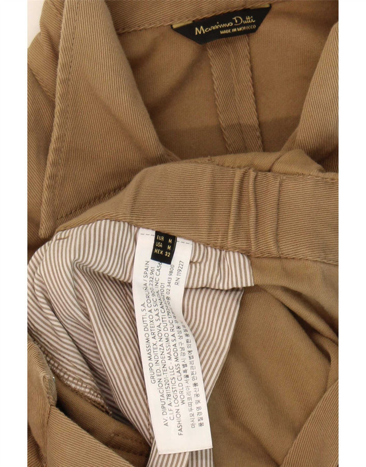 Macacão feminino Massimo Dutti UK 12 algodão bege médio