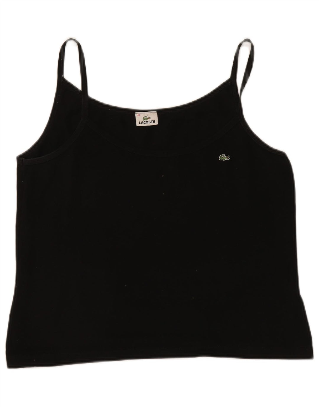 Camisola feminina Lacoste tamanho 48 XL algodão preto