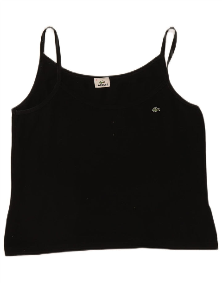 Camisola feminina Lacoste tamanho 48 XL algodão preto