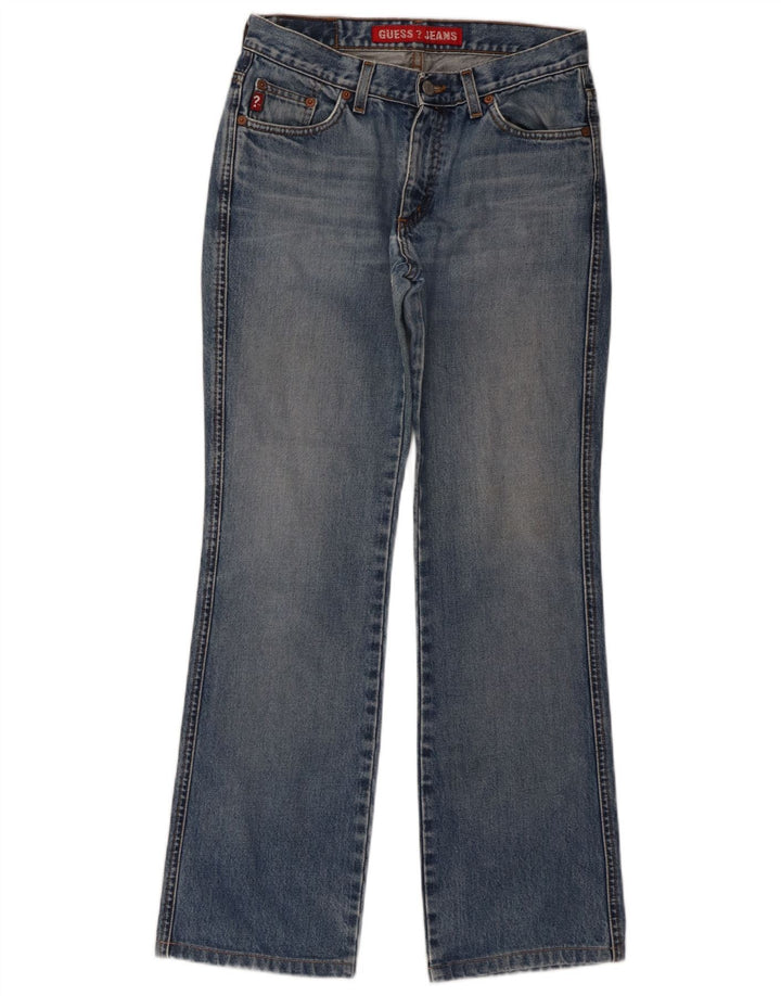 Guess Jeans Bootcut Feminino W28 L30 Azul Algodão