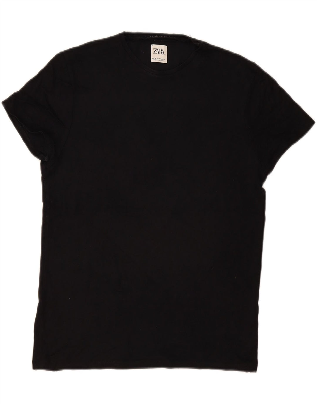Zara Camiseta masculina Top Médio Preto