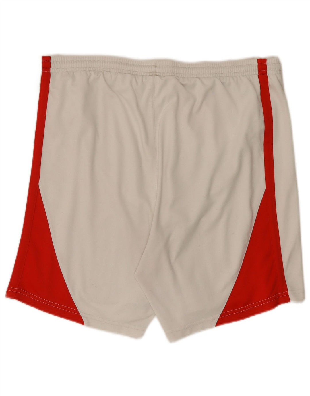 Shorts esportivos masculinos Puma grande bloco colorido branco