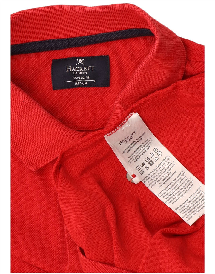 Camisa polo masculina Hackett Classic Fit médio algodão vermelho