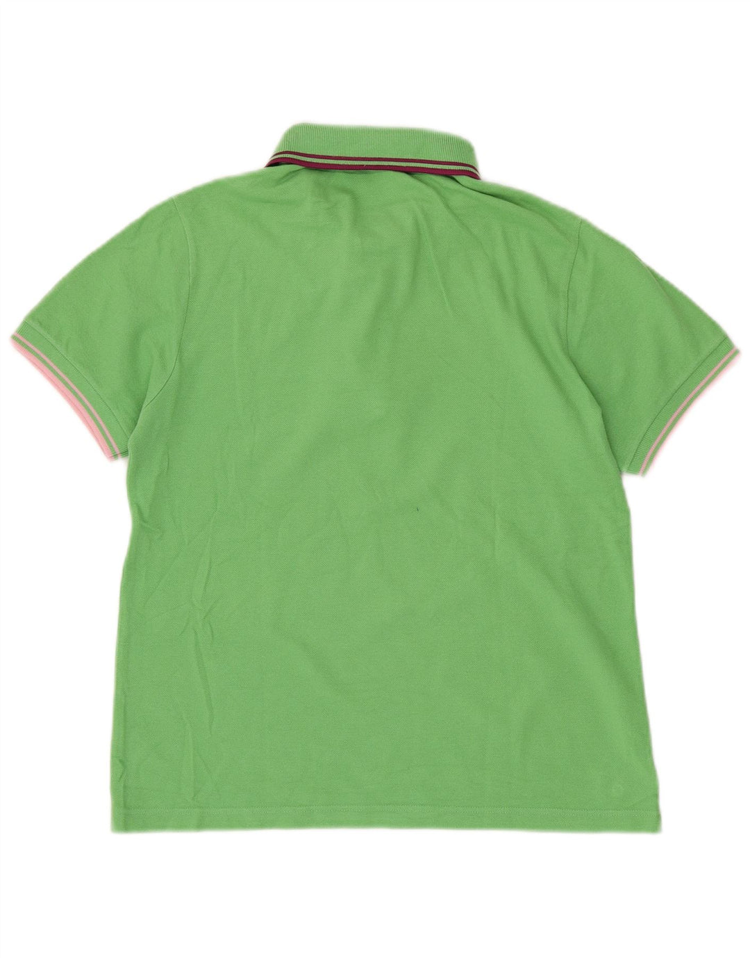 Camisa polo masculina Fred Perry pequena de algodão verde