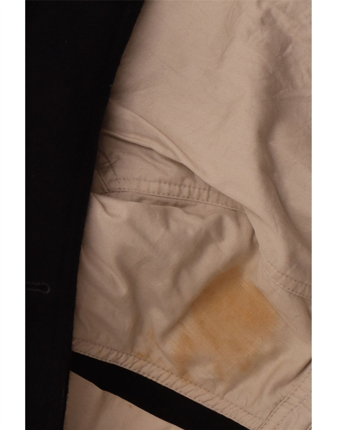 Jaqueta corta-vento masculina IVY OXFORD Reino Unido 42 XL algodão azul marinho