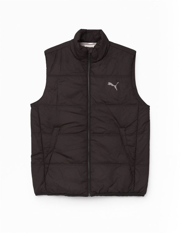 Colete acolchoado gráfico masculino Puma UK 42 XL preto poliéster