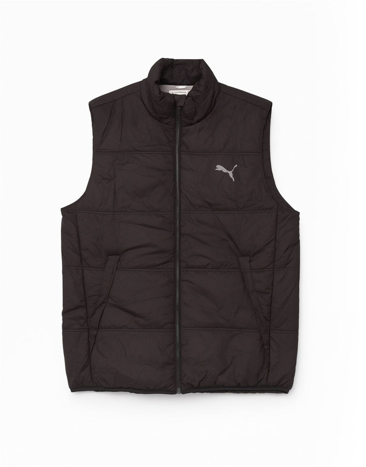 Colete acolchoado gráfico masculino Puma UK 42 XL preto poliéster