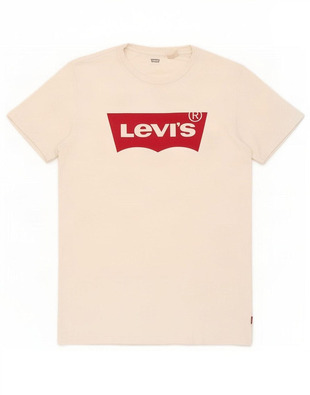 Camiseta masculina gráfica Levi's Top pequeno branco