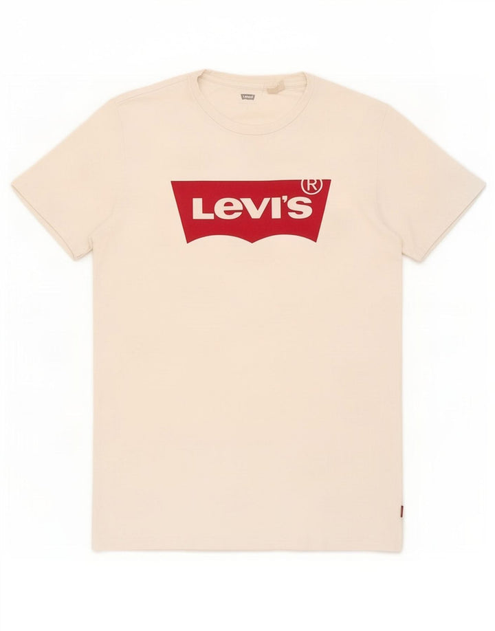 Camiseta masculina gráfica Levi's Top pequeno branco