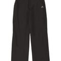 Calça reta feminina Adidas UK 12 médio W30 L31 poliéster preto