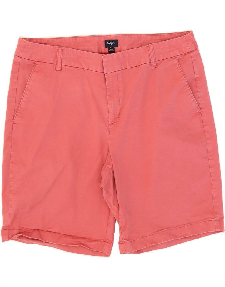J. CREW Womens Chino Shorts US 14 XL W34  Pink Cotton Vintage J. Crew and Second-Hand J. Crew from Messina Hembry 