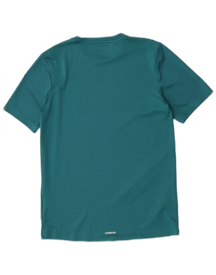 Camiseta Adidas Menino Graphic 15-16 Anos Verde Poliéster