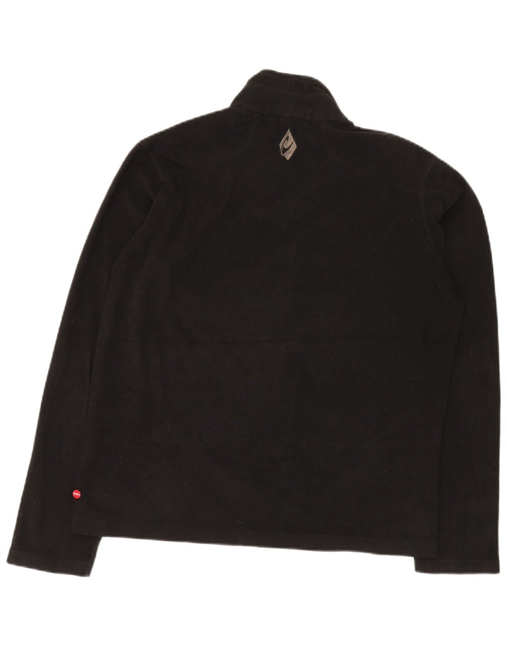 Suéter feminino de lã com zíper e gola O'NEILL UK 18 XL poliéster preto