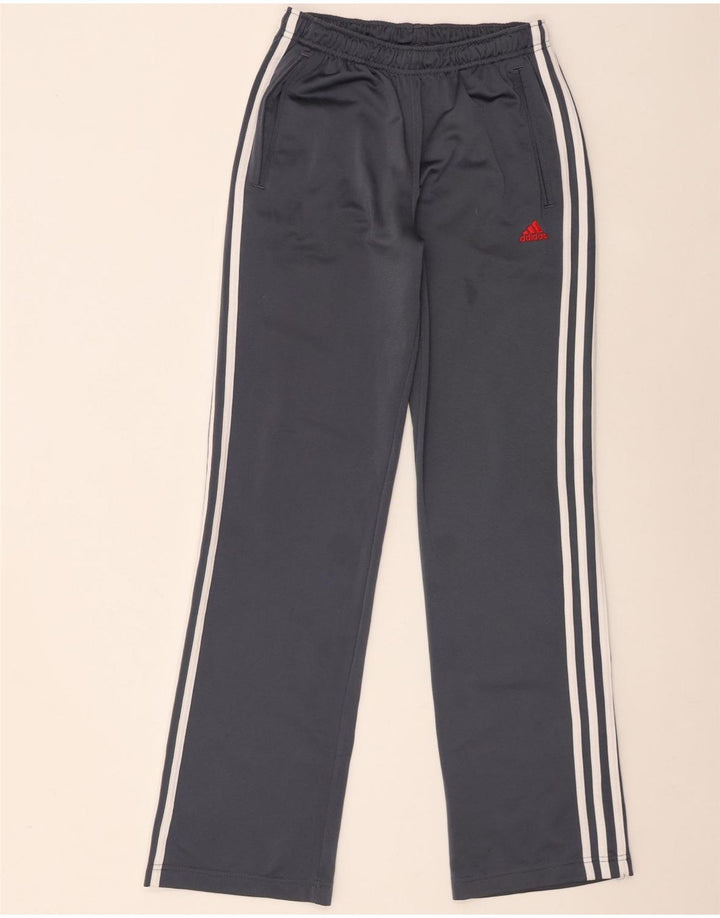 Calças de treino Adidas meninos 15-16 anos cinza poliéster