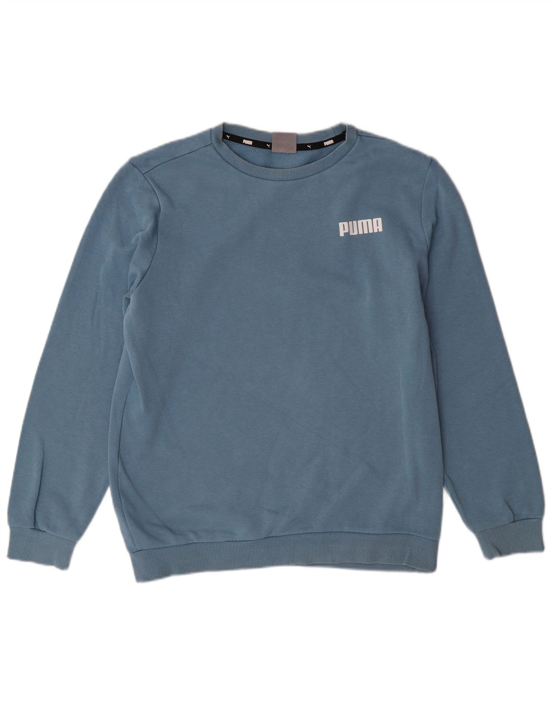 Puma moletom masculino jumper pequeno azul algodão