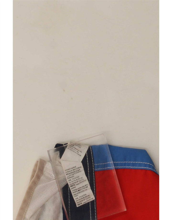 Benetton Boys Graphic Cami Top 10-11 Anos XL Vermelho Colorblock Poliéster