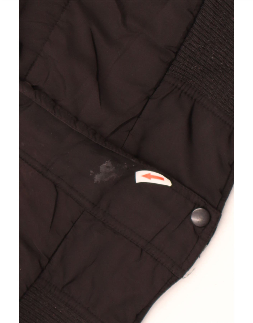Jaqueta corta-vento feminina Fila com capuz UK 12 poliéster preto médio
