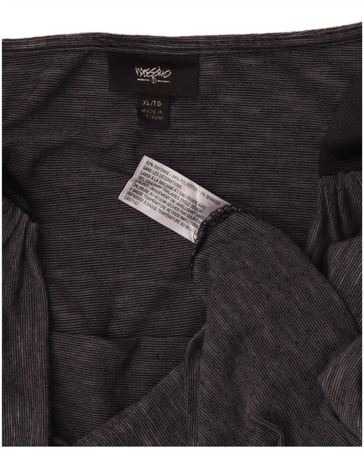 Vestido maxi feminino sem mangas MOSSIMO UK 18 XL cinza rayon