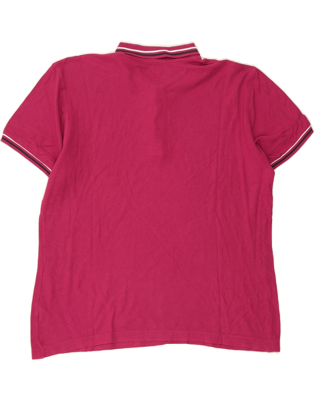 LOTTO Mens Polo Shirt 2XL Pink Cotton Vintage Lotto and Second-Hand Lotto from Messina Hembry 