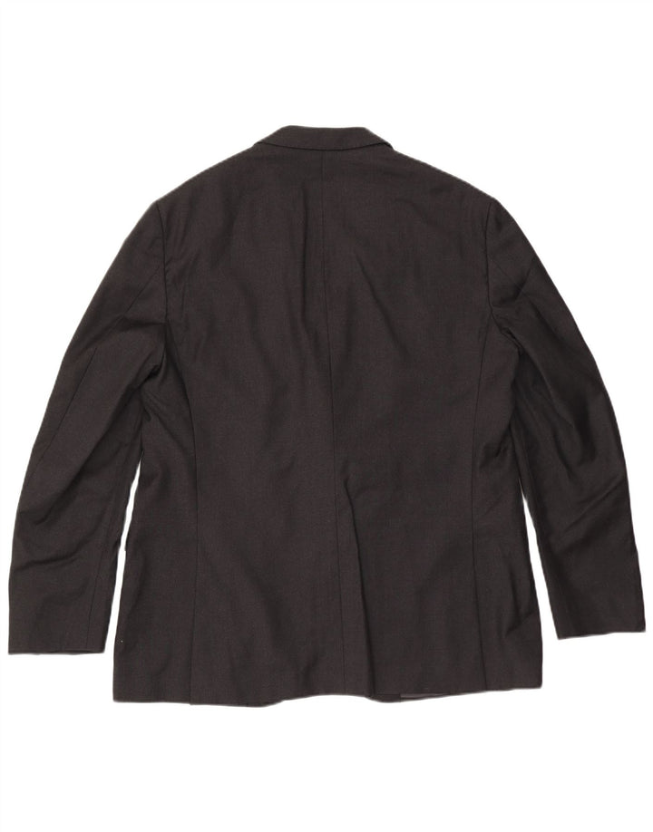 Polo Ralph Lauren Jaqueta blazer masculina de 2 botões Reino Unido 44 XL lã cinza