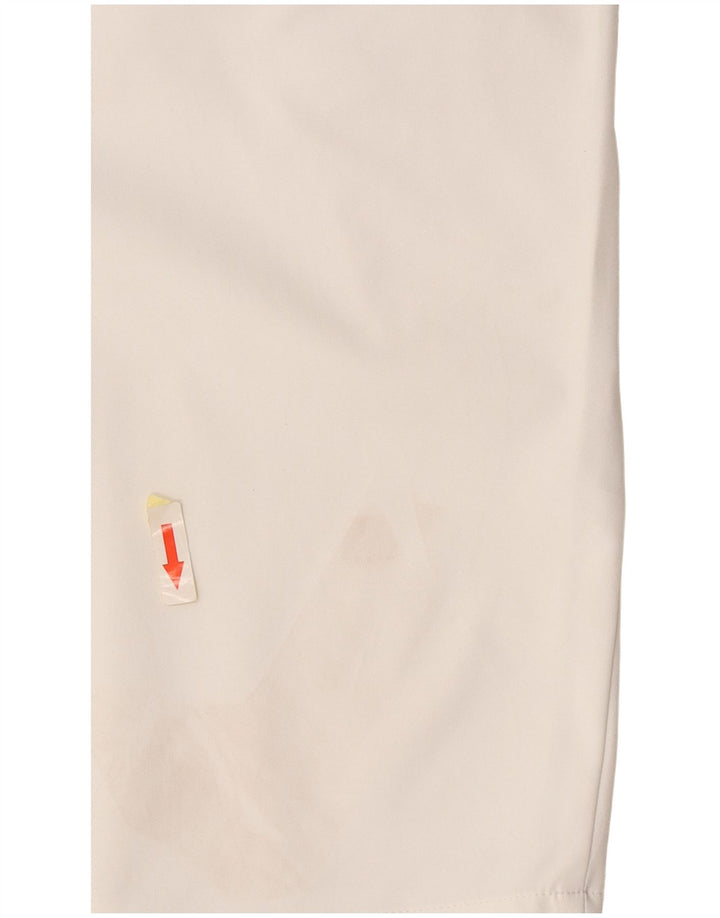 Adidas Mens Chino Shorts W34 Grande Poliéster Branco