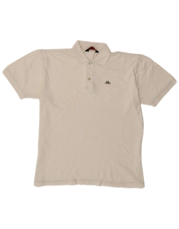Camisa polo masculina Kappa XL algodão branco