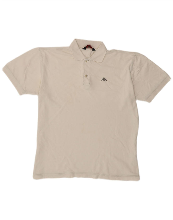 Camisa polo masculina Kappa XL algodão branco