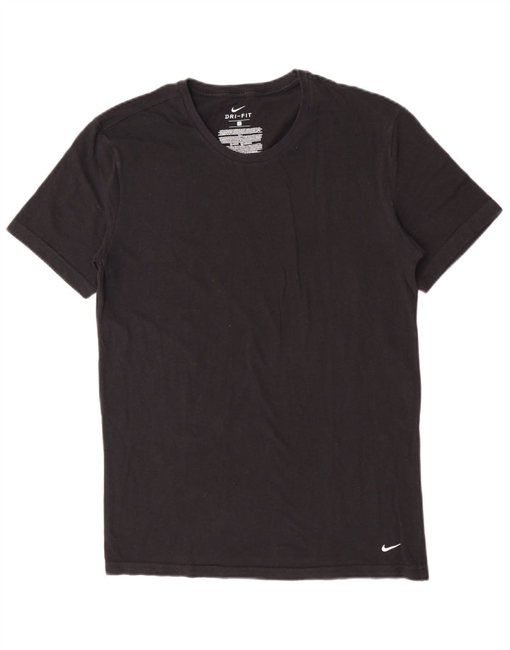 Camiseta Nike Masculina Dri Fit Top Médio Algodão Preto