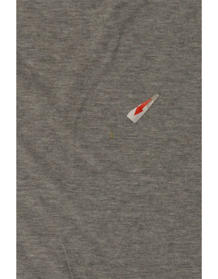 Camiseta gráfica masculina Hurley Top cinza médio manchado