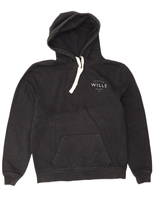 Jack Wills moletom com capuz masculino grande algodão preto